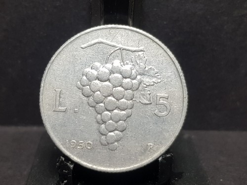 Moneta lire uva - 5,