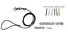 guinzaglio elastico 1 2 5 10m  corda 3MM per  pettorine pappagalli 6 colori