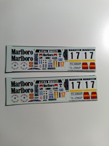Decals lancia delta - 1/43,