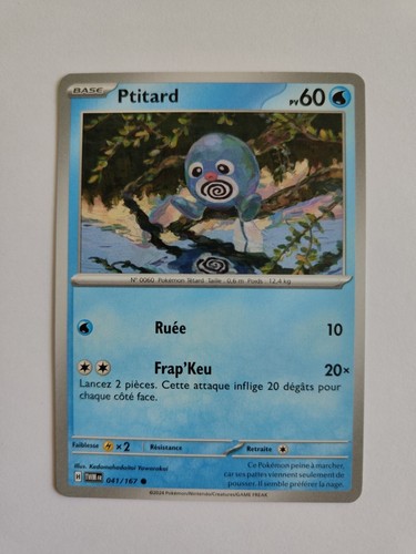 Carte pokémon ptitard - pokémon,