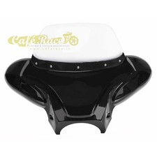 Batwing nero lucido con