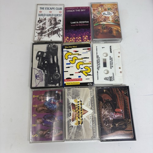 Lot vintage cassette tapes - cassette,