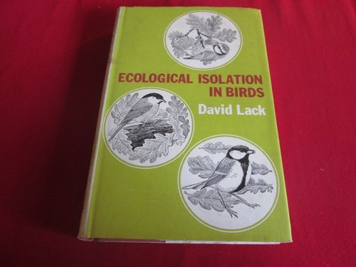 Ecological isolation birds - isolation, in