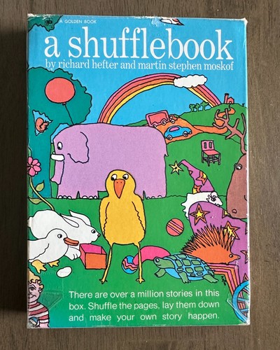 Vintage shufflebook golden - a,