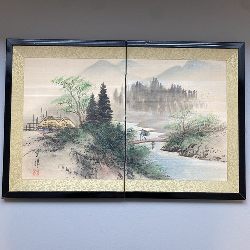 Japanese panel byobu screen - 2,