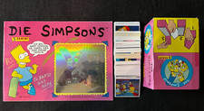 EMPTY ALBUM + SET COMPLETO STICKERS PANINI THE SIMPSONS CENTURY FOX 1991 RARE