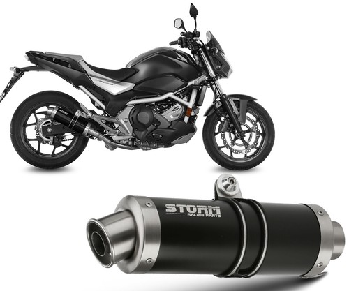 Scarico storm mivv - gp, nero