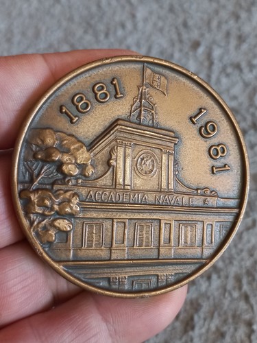 Medaglia 1981 accademia navale - medaglia,