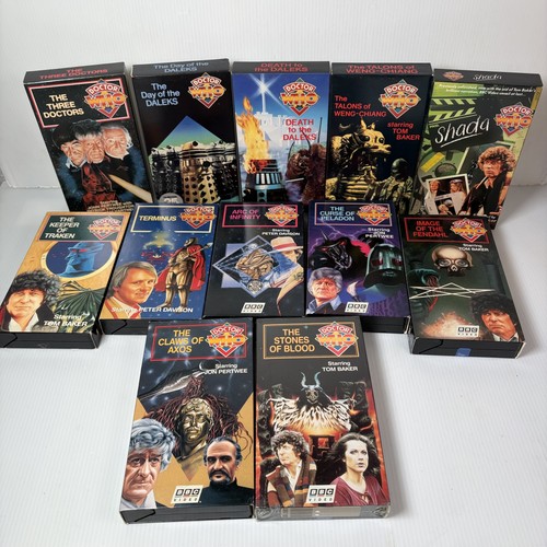 Doctor who vhs tapes lot - doctor,