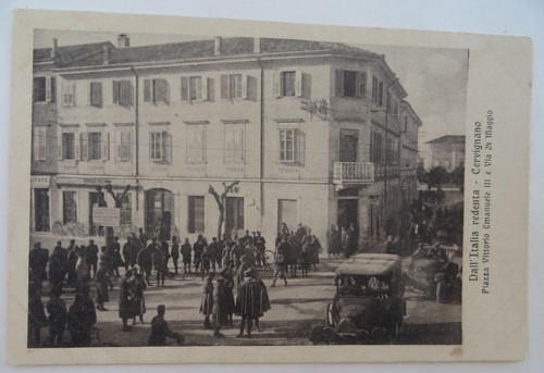 1918 cartolina cervignano - cartolina,