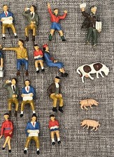 MODELLISMO FERROVIARIO FIGURINE PERSONAGGI VINTAGE ANNI 60