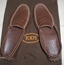 MOCASSINI TOD’S Uomo Taglia 7,5 (41,5) marrone scuro.