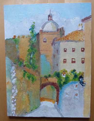 Piccolo dipinto olio - piccolo, su
