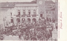 Perugia   - Norcia  -  2 Ottobre 1902  - Inaugurazione servizio Automobili
