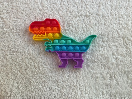 Rainbow dinosaur pop used - it, (used