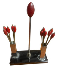 Vintage MCM Cocktail Olive