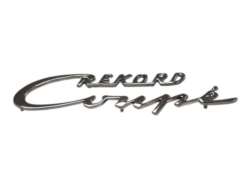 Emblema cromato scritta badge