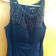 Abito DJ-JAZ Navy con perline