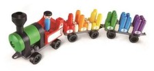 Hape 760022 Treno per il conteggio dell'arcobaleno (PolyM)