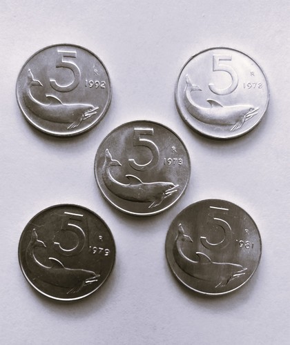 Lire italia anni 1973 - 5,