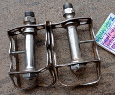 PEDALI ORIGINALI SHEFFIELD SPRINT-673 BREVETE’ PEDALI ACCIAIO VINTAGE