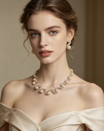 Set collana orecchini con - set, e