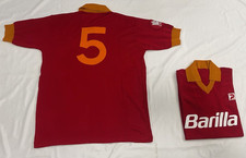 Maglia ROMA FALCAO N°5 1982/83 Barilla Calcio Lanetta Vintage