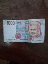 Banconota Da Lire MILLE Maria