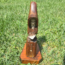 Statuina vintage legno