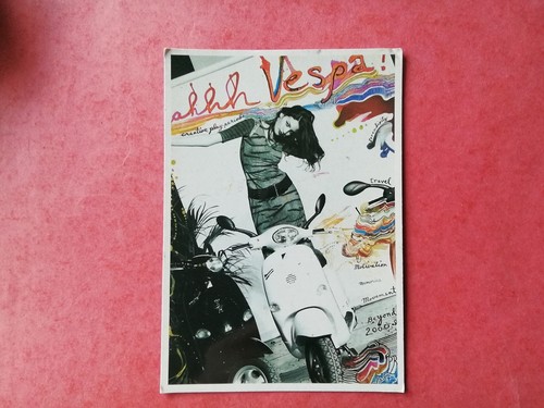 Cartolina vespa piaggio - vespa, d