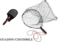 guadino medio apertura rapida molla chiudibile pesca mosca spinning trota lago