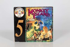 The secret of Monkey Island 1 cdrom Serie CTO nera, bollino cto tagliato