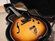 Fender Squier X-155 Archtop - 1992 Rara chitarra jazz, semiacustica, con custodia