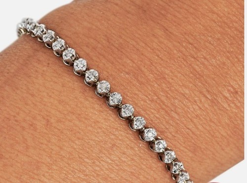 Bracciale tennis classico oro
