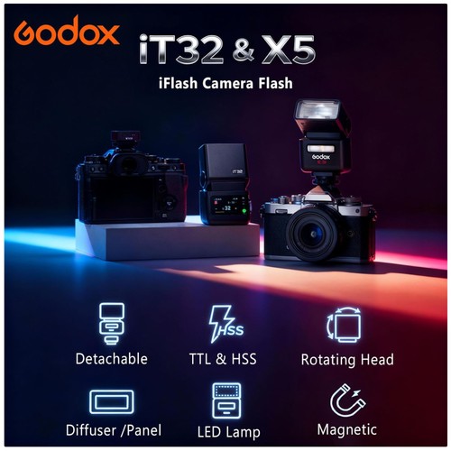 Flash fotocamera it32 ttl con - fotocamera,