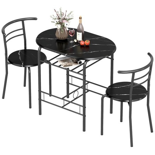 Homcom set tavolo sedie - tavolo,
