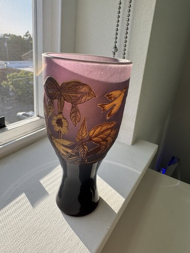 Tazza vetro cammeo emile - emile, galle
