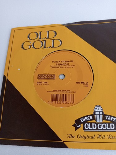 Black sabbath paranoid old - sabbath, (old
