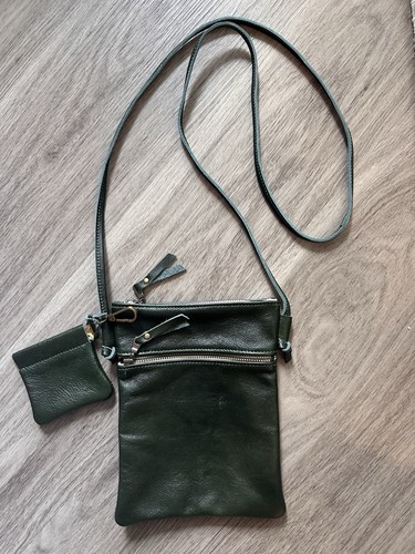 Borsa tracolla vera pelle - a,