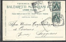 1903 LIVORNO LASTRE DI VETRO