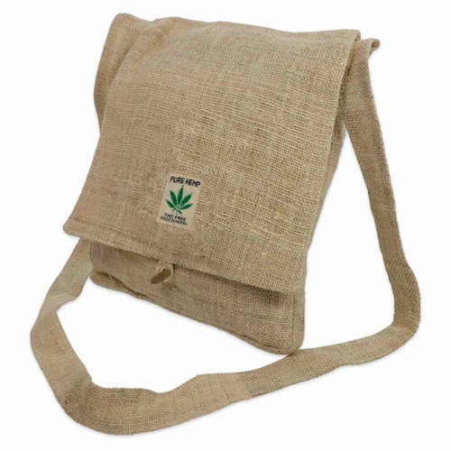 Borsa tracolla canapa - a, in