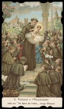 antico santino cromo-holy card