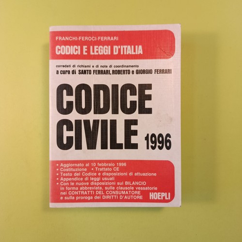 Codice civile 1996 franchi - codice,
