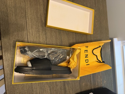 Fendi diagonale slides ff - fendi,