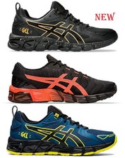 SCARPE ASICS GEL QUANTUM 180 VI VII TRAIL RUNNING UOMO NERO ROSSO SCHUHE SHOES