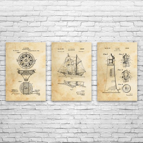 Brevetto nautico wall art - brevetto,