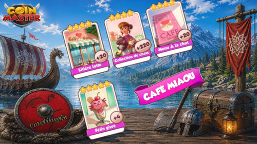 Set café miaou complet - x,