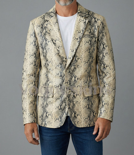 Blazer uomo pelle - , di