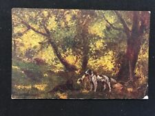 CARTOLINA CANI DA CACCIA SETTER HUNTING 1916
