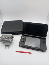 NINTENDO 3DS XL Rosso Console Portatile + stilo caricatore custodia scheda Sd